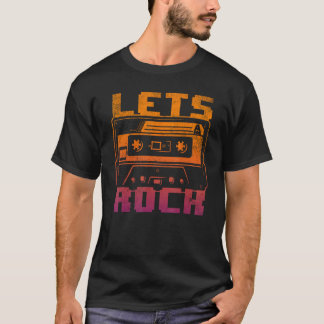 ロックンロール ギター奏者 ロック音楽 ロックン Tシャツ