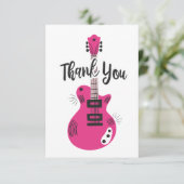 ロックンロール ギター フラット サンクス カード (スタンド正面)