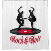ロックンロール シャワーカーテン (正面)