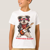 ロックンロール・ジャックラッセル・ギタリスト犬