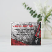 ロックンロール スウィート シックスティーン バースデー 招待状 (スタンド正面)