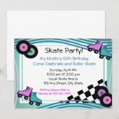 ロックンロール スケート 招待状 (正面/裏面)