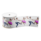 「ロックンロール」ダンサー サテンリボン (リール)