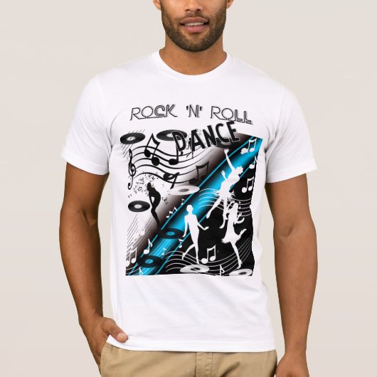 ロックンロール ダンスTシャツ Tシャツ (正面)