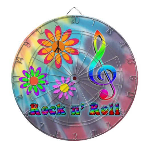 ロックンロール ダーツボード (正面)