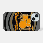 ロックンロール ~ ドラマー iPhone 15ケース (裏面横)