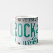 ロックンロール、ニューハンプシャー、マグカップ コーヒーマグカップ (正面左)