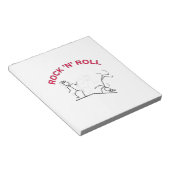 ロックンロール ノートパッド (アングル)