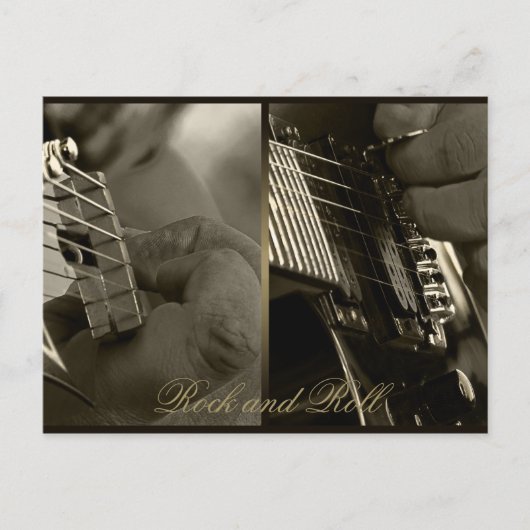 ロックンロール ポストカード (正面)