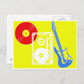 ロックンロール ポストカード (正面/裏面)