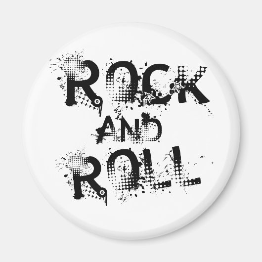 ロックンロール マグネット (正面)