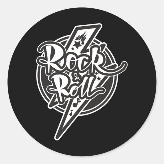 ロックンロール ラウンドシール (正面)