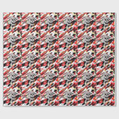 ロックンロール ラッピングペーパー (フラット)