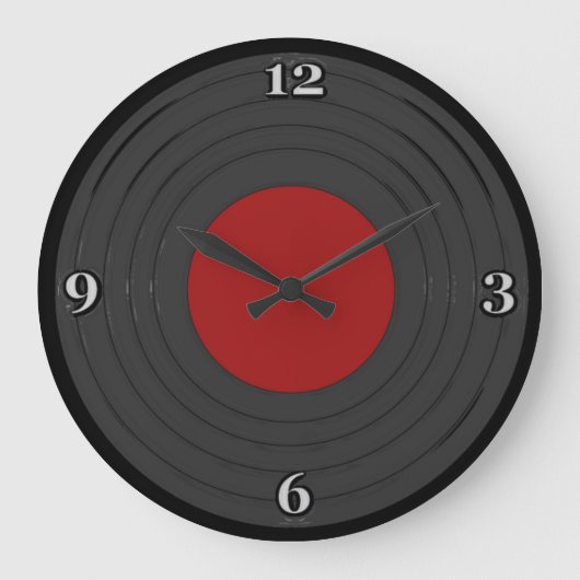 ロックンロール ラージ壁時計 (正面)