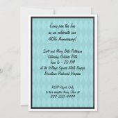 ロックンロール・レトロ・ジュークボックス・パーティー・カスタム 招待状 (裏面)