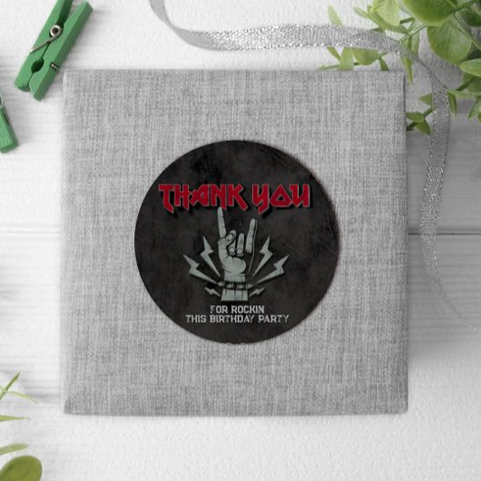 ロックンロール – ロックをテーマにした ラウンドシール