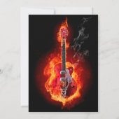 ロックンロール    招待状 (裏面)