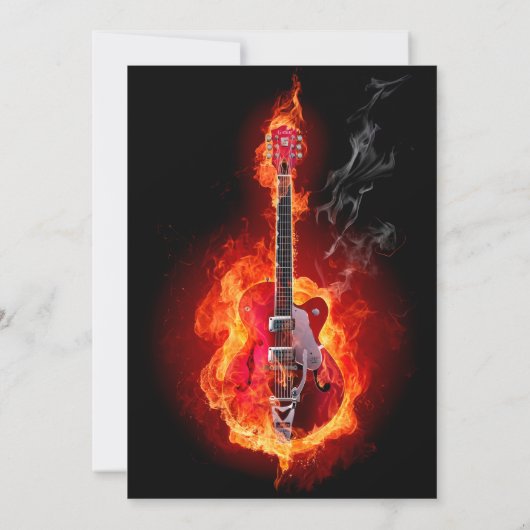 ロックンロール    招待状 (裏面)