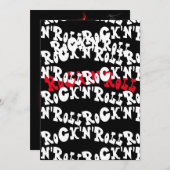 ロックンロール    招待状 (正面/裏面)