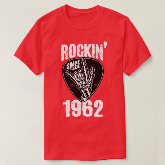 ロックン1962年以来 Tシャツ (デザイン正面)
