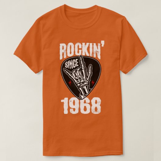 ロックン1968年以来 Tシャツ (デザイン正面)