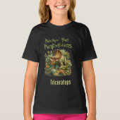 ロックン・ザ・レプタイル トリケラトプス Tシャツ (正面)