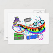 ロックン・ザ・80年代 ポストカード (正面/裏面)