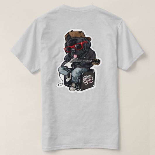 ロックン・ノッター・ベア Tシャツ (デザイン裏面)