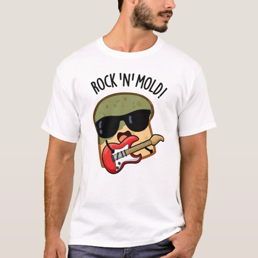 ロックン・モールド 面白いパン パン Tシャツ (正面)