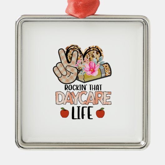 ロックンthatデイサービスライフ メタルオーナメント (正面)