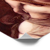 ロックヴァージンbyレオナルド・ダ・ヴィンチ ポスター (角)