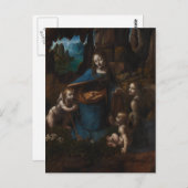 ロックヴァージンbyレオナルド・ダ・ヴィンチ ポストカード (正面/裏面)