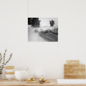 ロックヴィル・フェア・オートレース, 1923.ヴィンテージ写真 ポスター (キッチン)