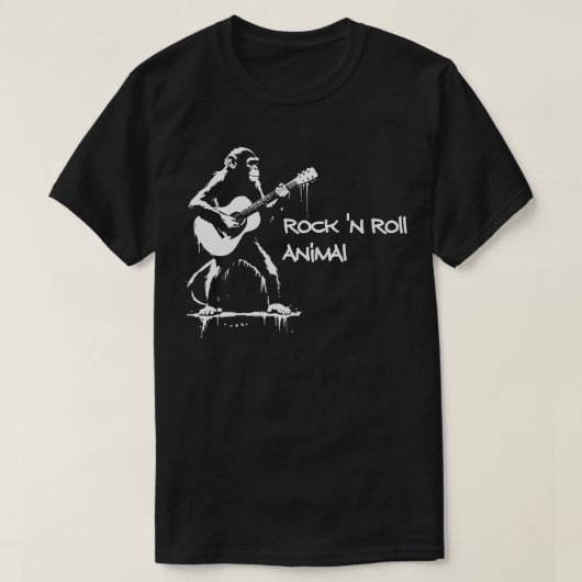 ロック動物1 Tシャツ (デザイン正面)