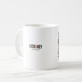 ロック及び鍵のマグ コーヒーマグカップ (正面左)