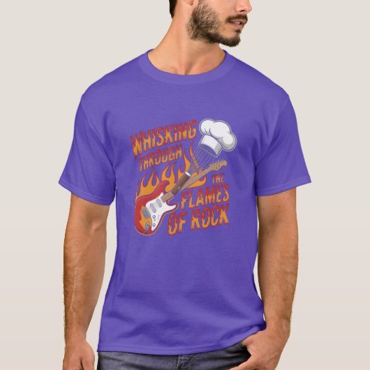 ロック娘の炎をくぐり抜け Tシャツ (正面)