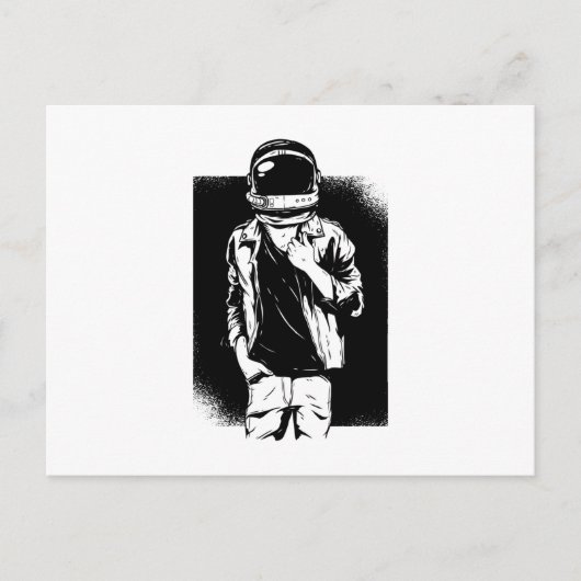 ロック宇宙飛行士 ポストカード (正面)
