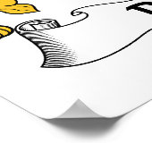 ロック家紋 ポスター (角)