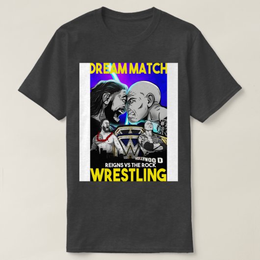 ロック対ローマ統治 Tシャツ (デザイン正面)