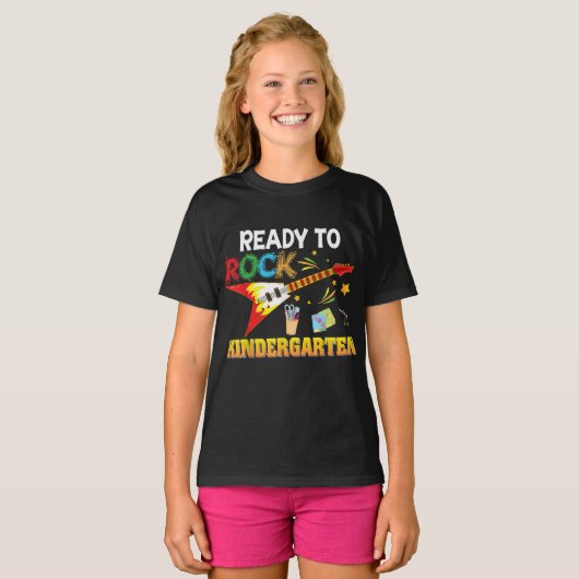 ロック幼稚園新学期 Tシャツ (正面フル)