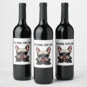 ロック懸命うるさい ワインラベル (ボトル)