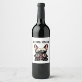 ロック懸命うるさい ワインラベル