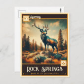 ロック春、ワイオミング |ヴィンテージ ポストカード (正面/裏面)