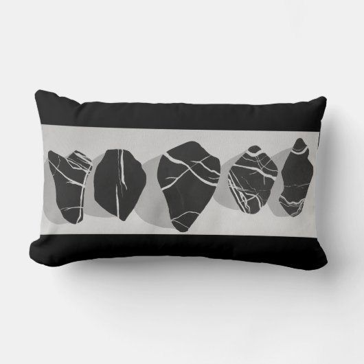 ロック枕の一種 ランバークッション (正面)