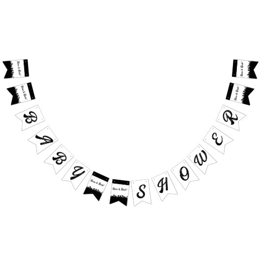 ロック生まれに!ロックンロールコンサート赤ちゃんシャワー バンティングフラッグ (全)