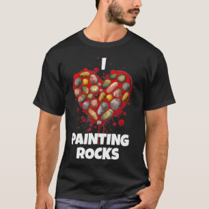 ロック画家ヤング・アーティスト私は絵画の岩を愛する_2 Tシャツ