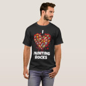 ロック画家ヤング・アーティスト私は絵画の岩を愛する_2 Tシャツ (正面フル)