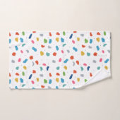 ロック登山かわいいキッズカラフル バスタオルセット (ハンドタオル)