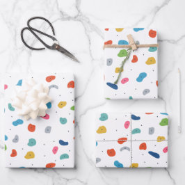 ロック登山かわいいキッズカラフル ラッピングペーパーシート