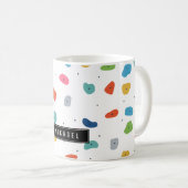 ロック登山かわいいキッズスクーカラフルル コーヒーマグカップ (正面右)